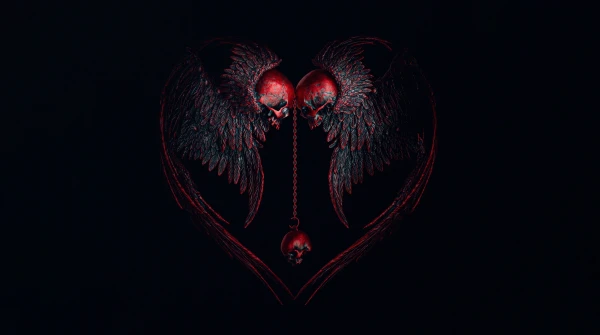 Heart Shape Skulls